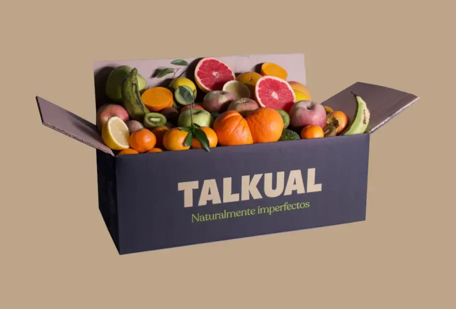 Caixa TALKUAL de fruita per a empreses 10kg