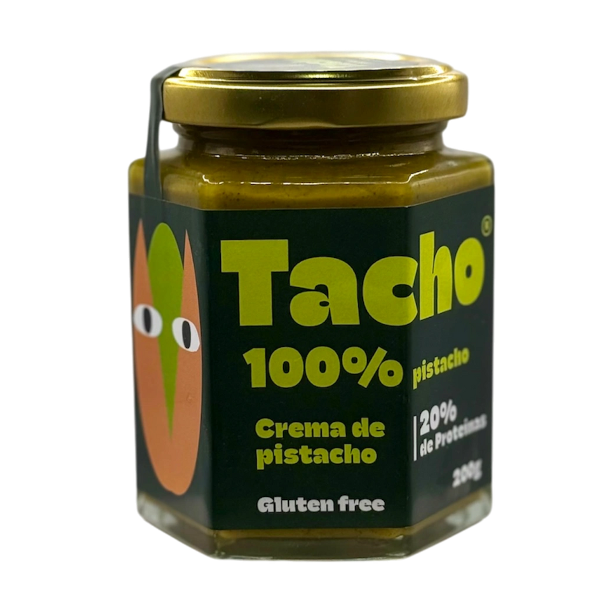 Tarro de crema de pistacho 100% Tacho visto de frente
