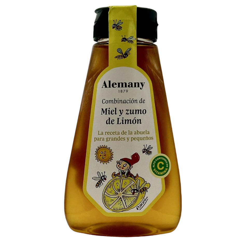 Mel amb suc de llimona Alemany 350 g amb envàs antigoteig
