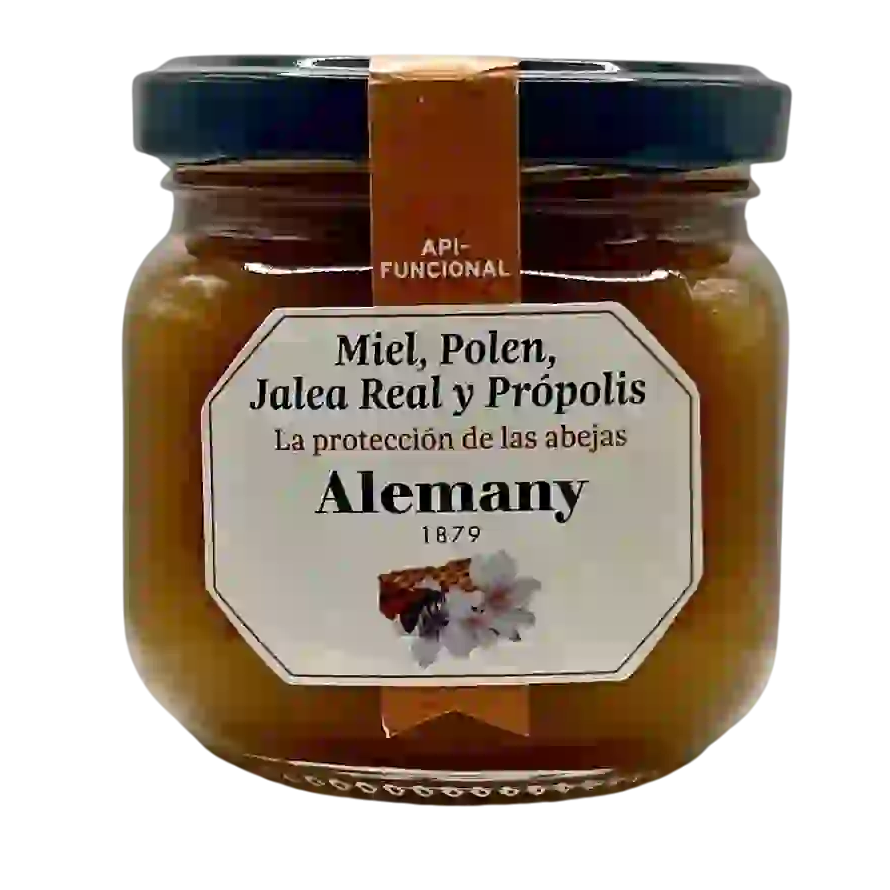 Mel amb pol·len, gelea reial i pròpolis Alemany 250 g