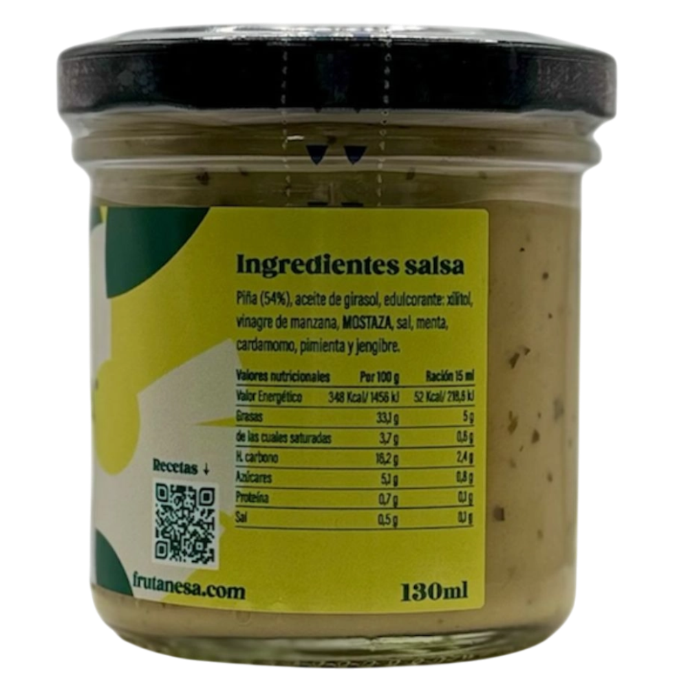 Ingredients i valors nutricionals de la Frutanesa de pinya