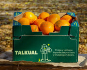 Caja pequeña de naranjas de Valencia Talkual con naranjas de temporada